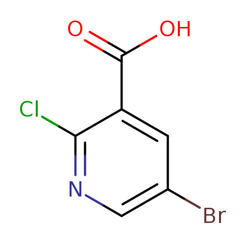 Brc1cnc(c(c1)C(=O)O)Cl