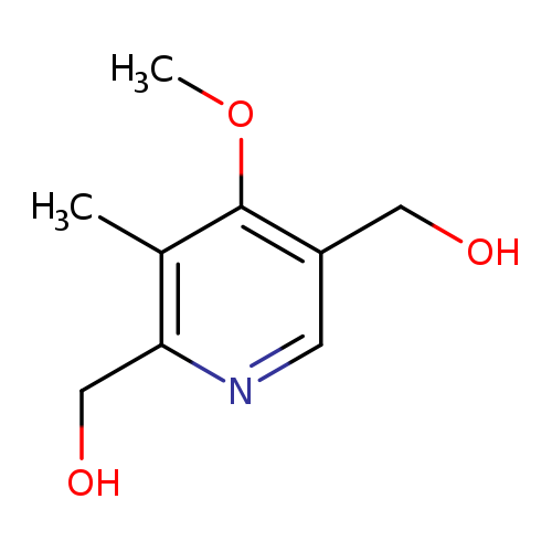 OCc1ncc(c(c1C)OC)CO