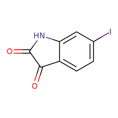 Ic1ccc2c(c1)NC(=O)C2=O