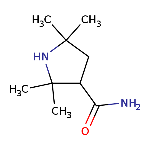 NC(=O)C1CC(NC1(C)C)(C)C