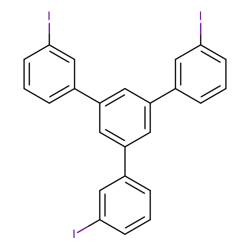 Ic1cccc(c1)c1cc(cc(c1)c1cccc(c1)I)c1cccc(c1)I