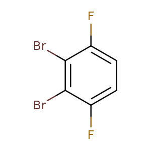Brc1c(F)ccc(c1Br)F