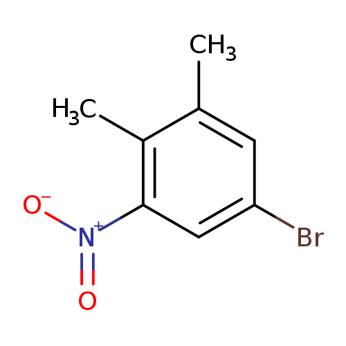 Brc1cc(C)c(c(c1)[N+](=O)[O-])C