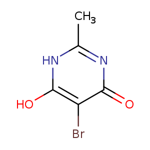 O=c1nc(C)[nH]c(c1Br)O