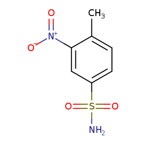 [O-][N+](=O)c1cc(ccc1C)S(=O)(=O)N