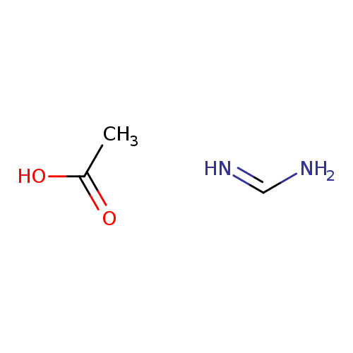 CC(=O)O.NC=N