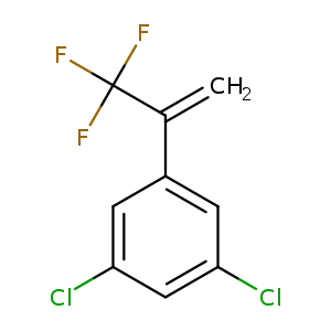 C=C(C(F)(F)F)c1cc(Cl)cc(c1)Cl