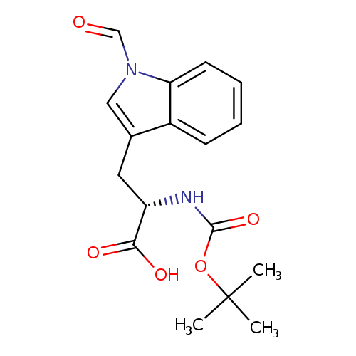 O=Cn1cc(c2c1cccc2)C[C@@H](C(=O)O)NC(=O)OC(C)(C)C