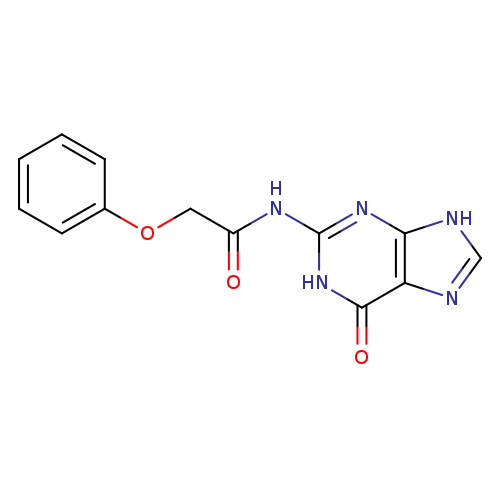 O=C(Nc1[nH]c(=O)c2c(n1)[nH]cn2)COc1ccccc1