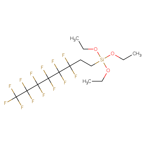 CCO[Si](OCC)(OCC)CCC(C(C(C(C(C(F)(F)F)(F)F)(F)F)(F)F)(F)F)(F)F