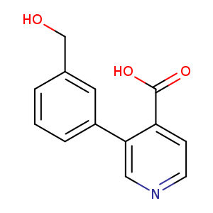 OCc1cccc(c1)c1cnccc1C(=O)O