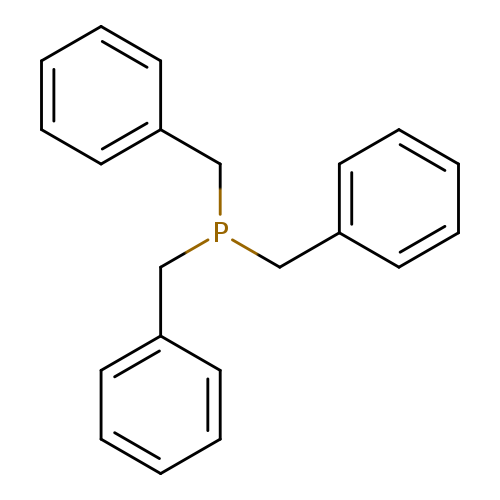c1ccc(cc1)CP(Cc1ccccc1)Cc1ccccc1