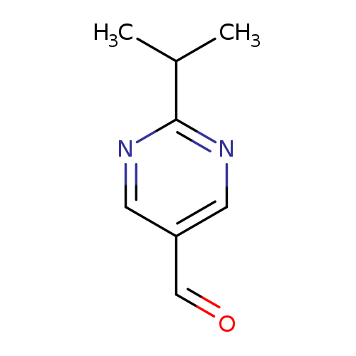 O=Cc1cnc(nc1)C(C)C