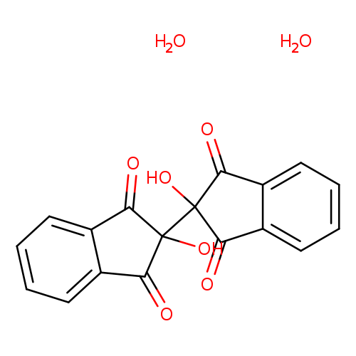 O=C1c2ccccc2C(=O)C1(O)C1(O)C(=O)c2c(C1=O)cccc2.O.O