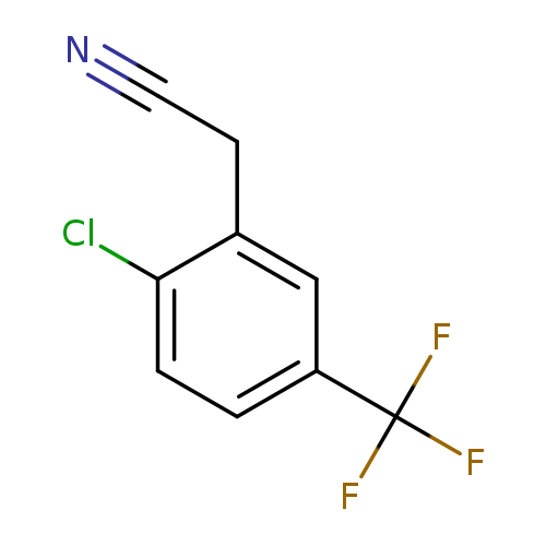 N#CCc1cc(ccc1Cl)C(F)(F)F
