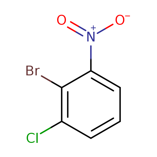 [O-][N+](=O)c1cccc(c1Br)Cl