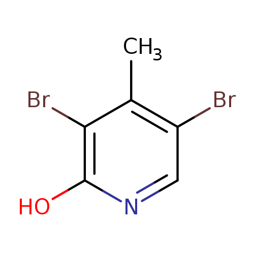Brc1cnc(c(c1C)Br)O