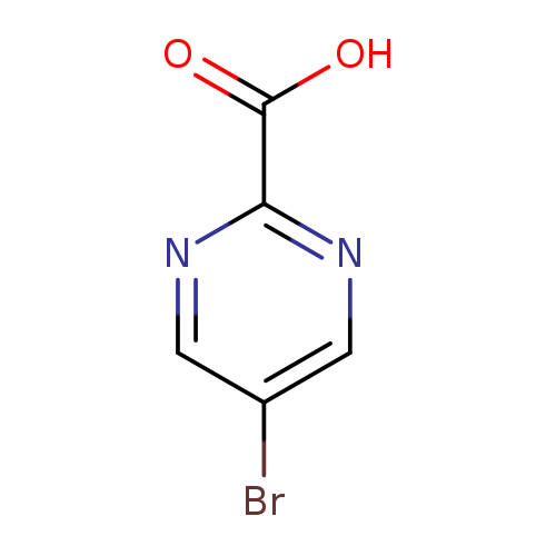 OC(=O)c1ncc(cn1)Br