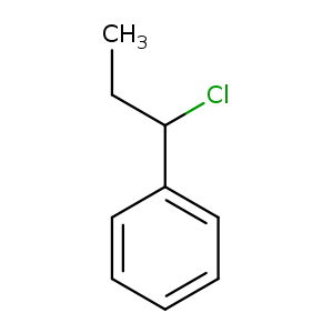 CCC(c1ccccc1)Cl