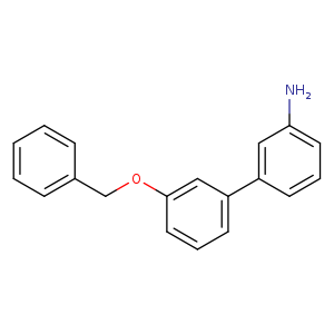 Nc1cccc(c1)c1cccc(c1)OCc1ccccc1