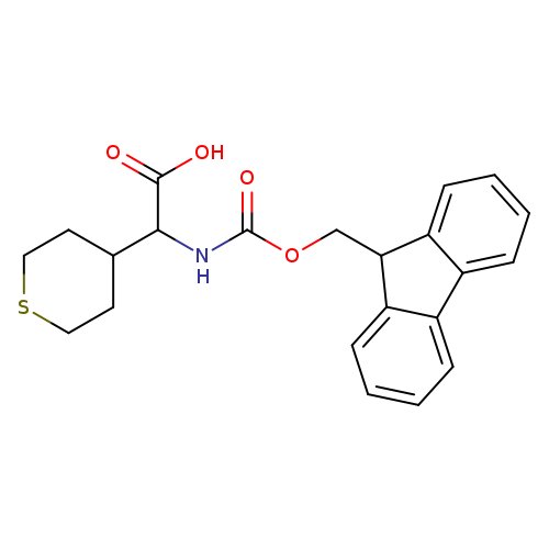O=C(NC(C1CCSCC1)C(=O)O)OCC1c2ccccc2c2c1cccc2