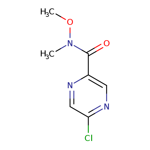 CN(C(=O)c1cnc(cn1)Cl)OC