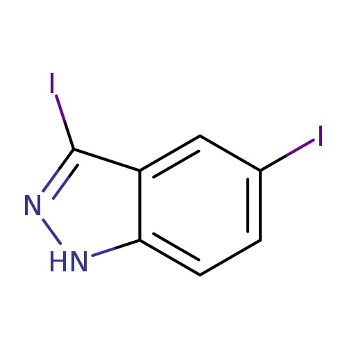 Ic1ccc2c(c1)c(I)n[nH]2