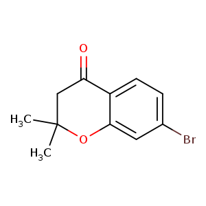 O=C1CC(C)(C)Oc2c1ccc(c2)Br