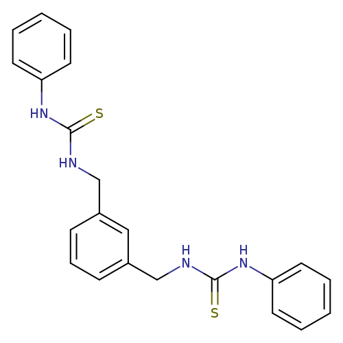 S=C(Nc1ccccc1)NCc1cccc(c1)CNC(=S)Nc1ccccc1