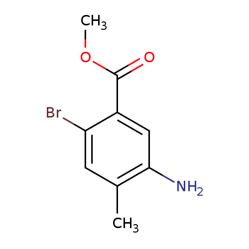 COC(=O)c1cc(N)c(cc1Br)C