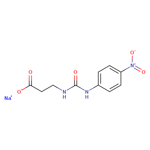 O=C(Nc1ccc(cc1)[N+](=O)[O-])NCCC(=O)[O-].[Na+]