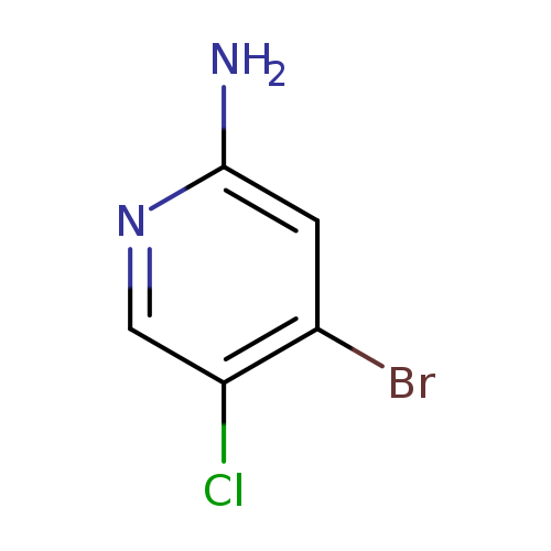 Nc1ncc(c(c1)Br)Cl