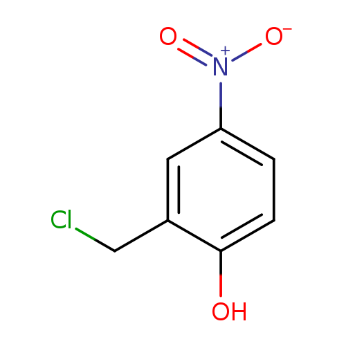 ClCc1cc(ccc1O)[N+](=O)[O-]