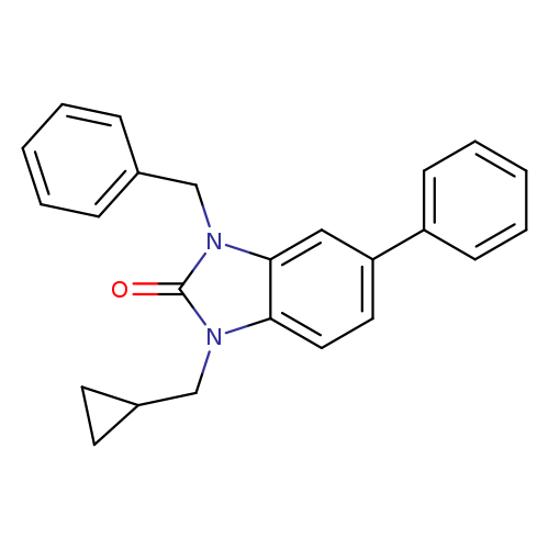 O=c1n(CC2CC2)c2c(n1Cc1ccccc1)cc(cc2)c1ccccc1