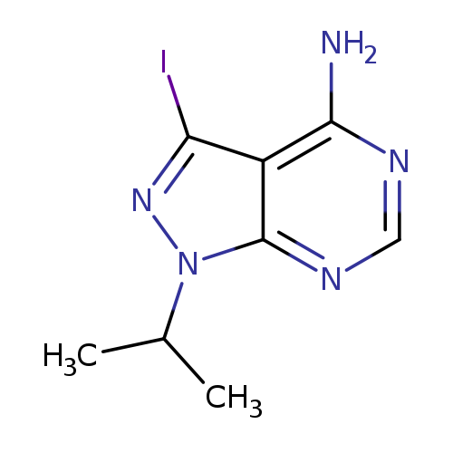 Ic1nn(c2c1c(N)ncn2)C(C)C