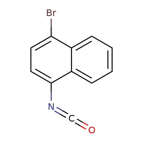 O=C=Nc1ccc(c2c1cccc2)Br
