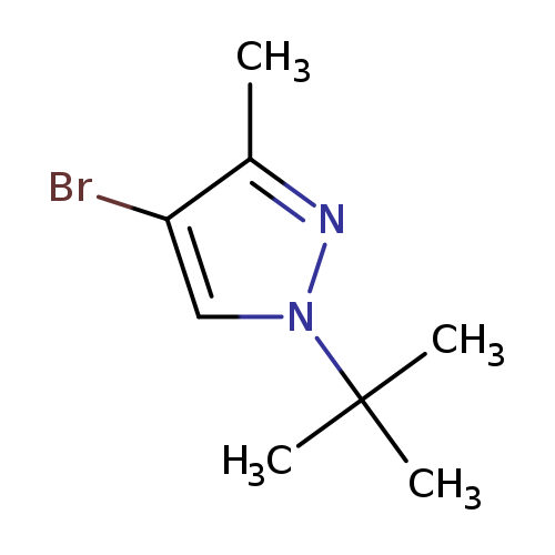 Brc1cn(nc1C)C(C)(C)C
