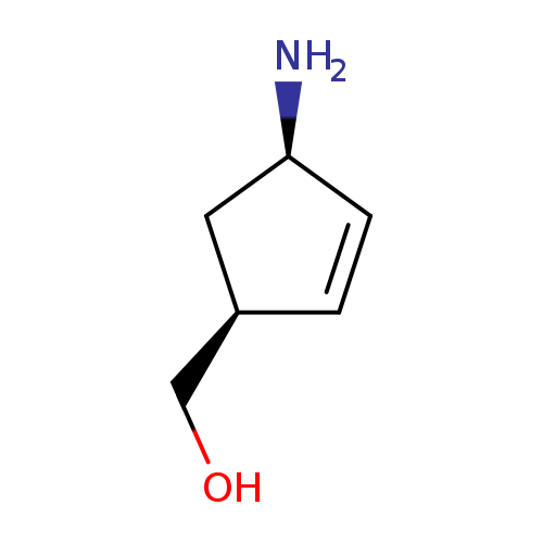 N[C@@H]1C[C@@H](C=C1)CO