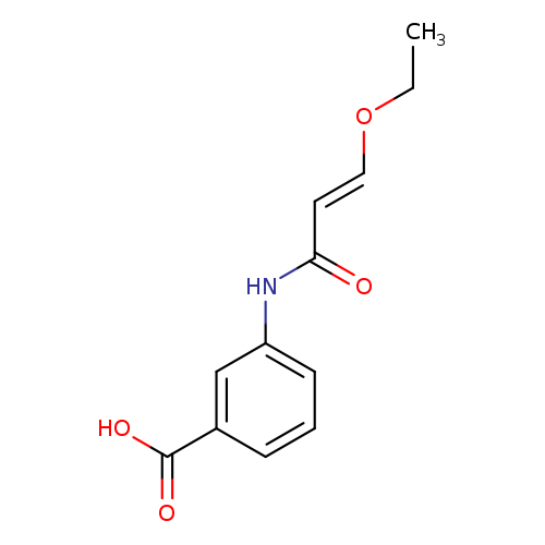 CCO/C=C/C(=O)Nc1cccc(c1)C(=O)O