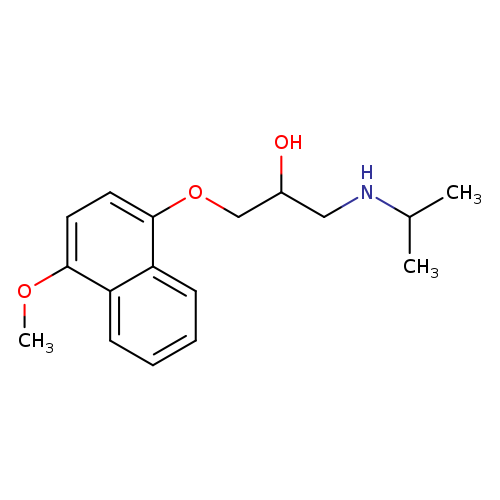 COc1ccc(c2c1cccc2)OCC(CNC(C)C)O