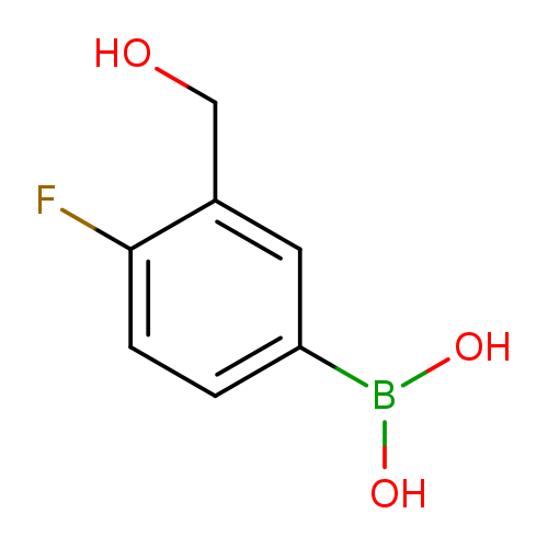 OCc1cc(ccc1F)B(O)O