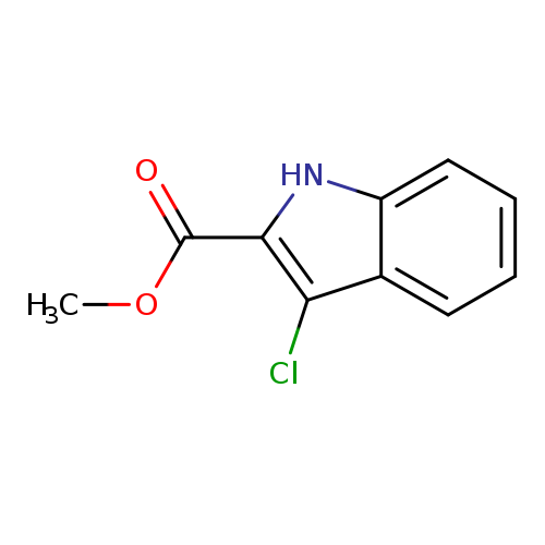 COC(=O)c1[nH]c2c(c1Cl)cccc2