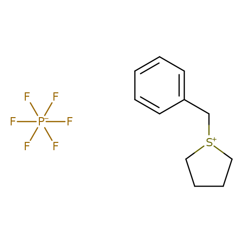 C1CC[S+](C1)Cc1ccccc1.F[P-](F)(F)(F)(F)F