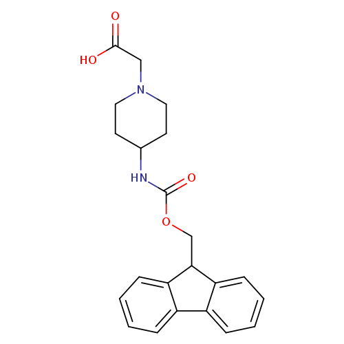 OC(=O)CN1CCC(CC1)NC(=O)OCC1c2ccccc2c2c1cccc2