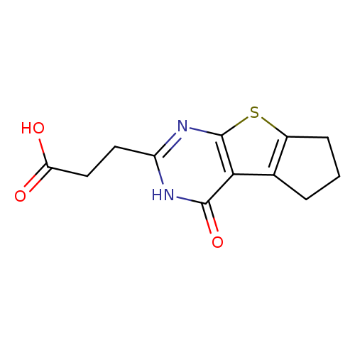 OC(=O)CCc1[nH]c(=O)c2c(n1)sc1c2CCC1