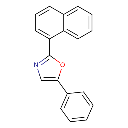 c1ccc(cc1)c1cnc(o1)c1cccc2c1cccc2