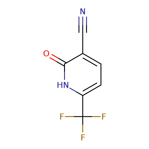 N#Cc1ccc([nH]c1=O)C(F)(F)F