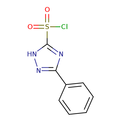 ClS(=O)(=O)c1[nH]nc(n1)c1ccccc1