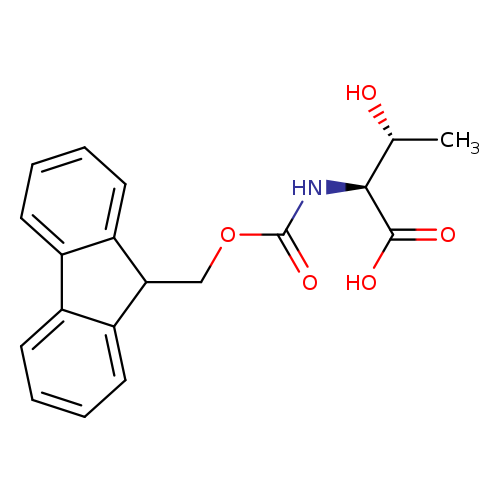 O=C(N[C@H](C(=O)O)[C@H](O)C)OCC1c2ccccc2c2c1cccc2