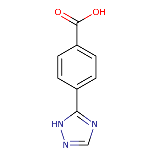 OC(=O)c1ccc(cc1)c1ncn[nH]1